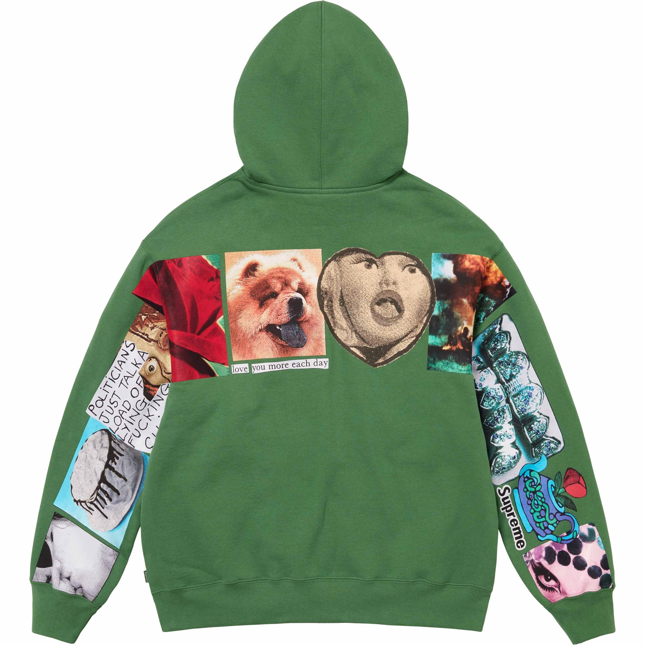 Spread Zip Up Hooded Sweatshirt view 3